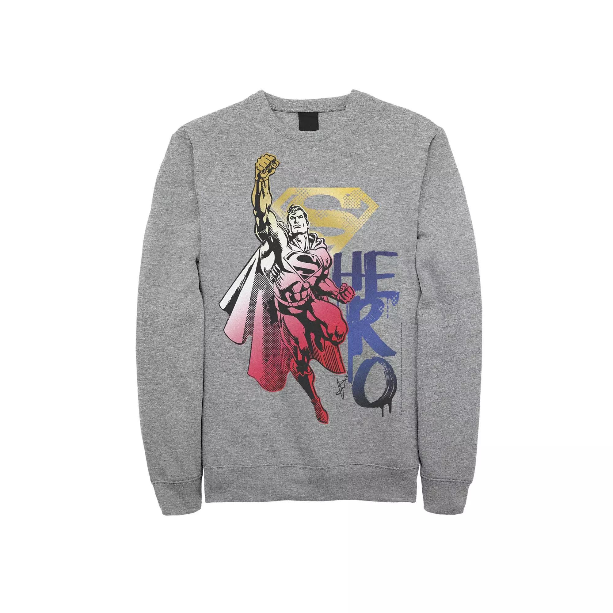 Men's DC Comics Superman Artsy Hero Sweatshirt,  Product Image