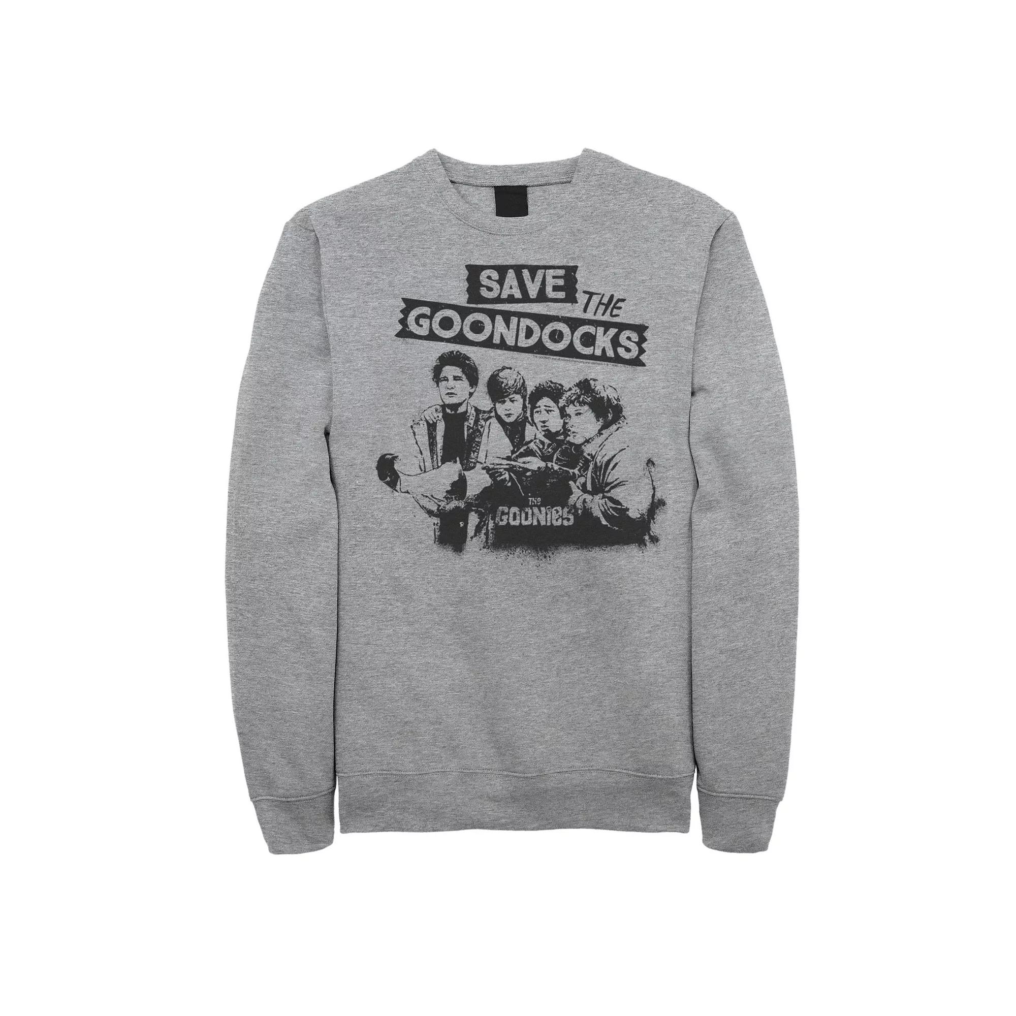 Men's The Goonies Save The Goondocks Text Sweatshirt,  Product Image