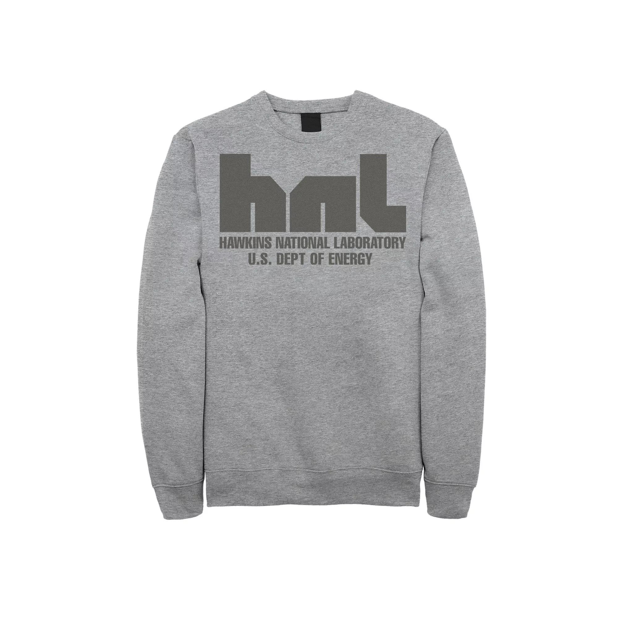 Men's Stranger Things HNL Hawkins National Laboratory Logo Sweatshirt,  Product Image