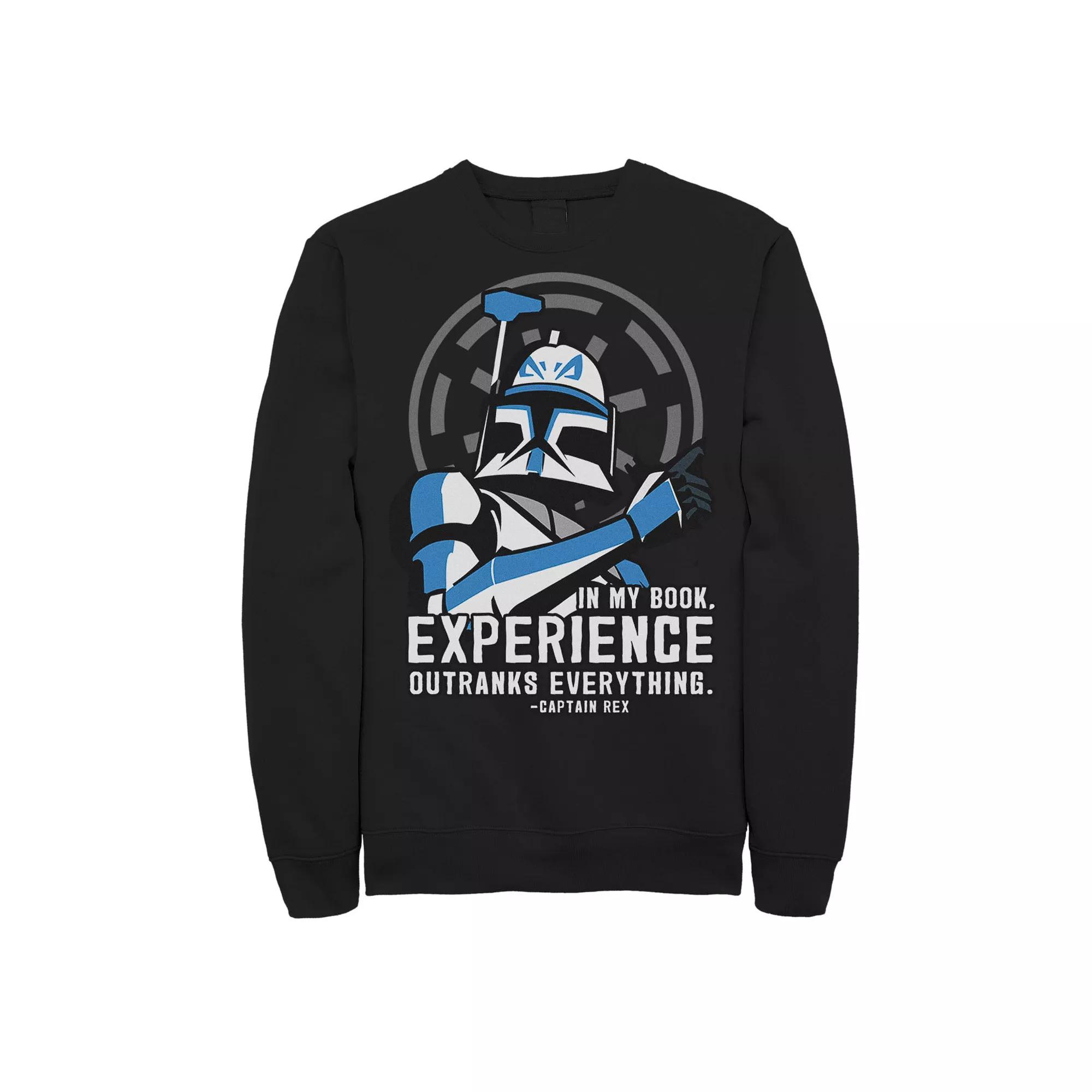 Men's Star Wars Clone Wars Captain Rex Experience Sweatshirt, Size: XXL, Black Product Image