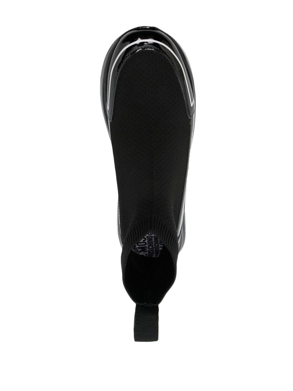 logo-embossed high-top sneakers  Product Image