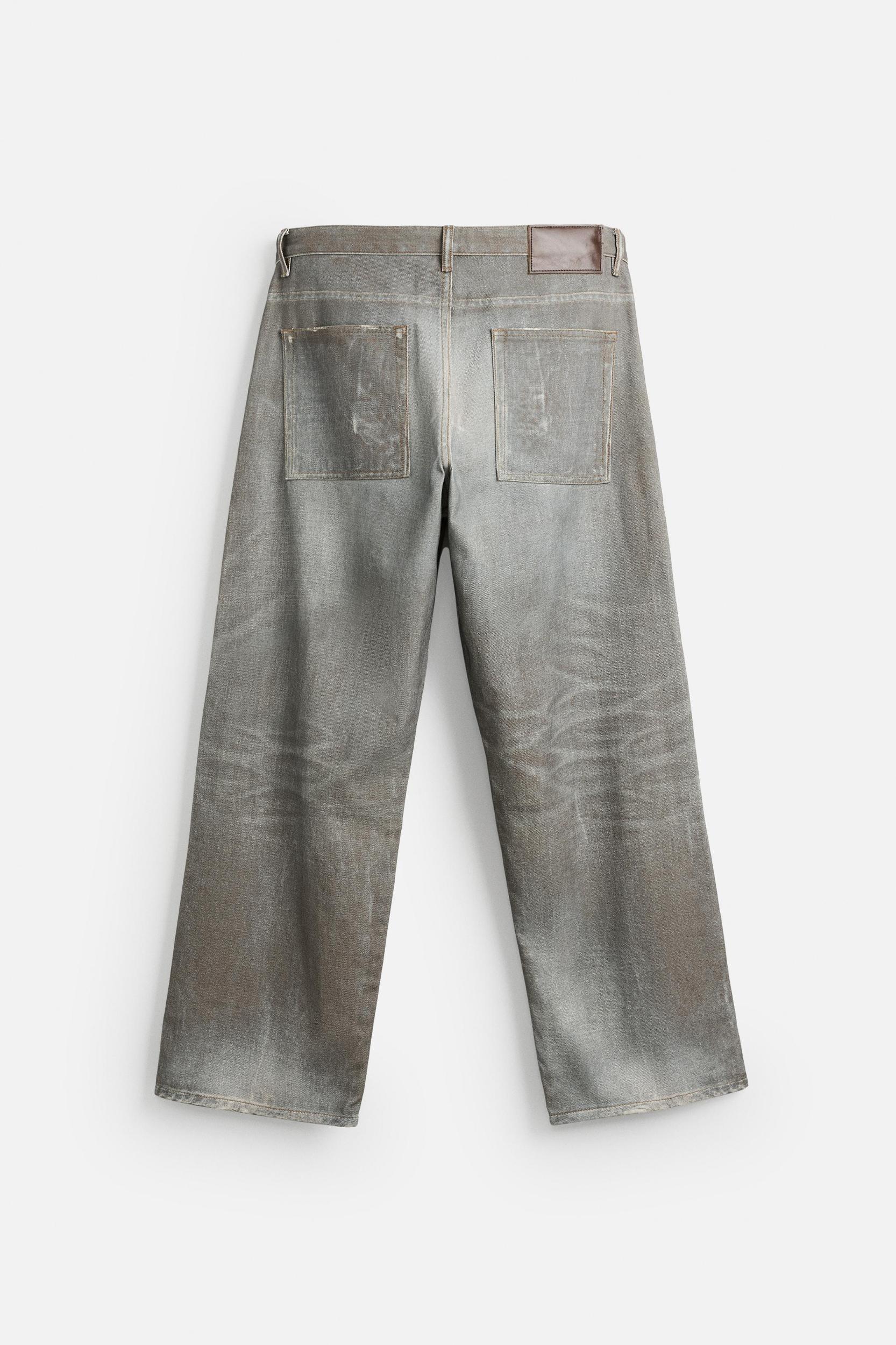 PRINTED BAGGY FIT JEANS Product Image