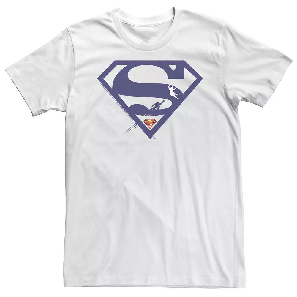 Big & Tall DC FanDome Superman Blue Silhouette Logo Tee, Men's,  Product Image