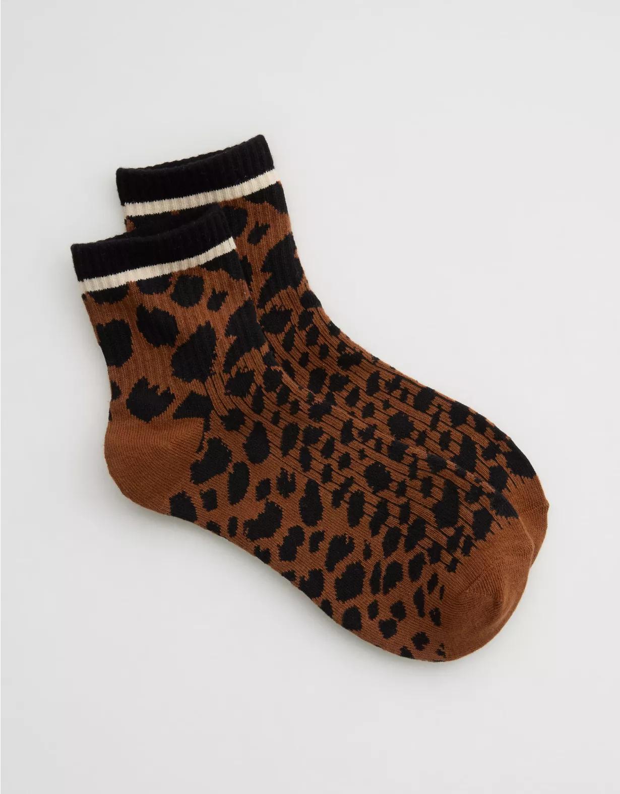Aerie Ribbed Cotton Bobby Socks Product Image