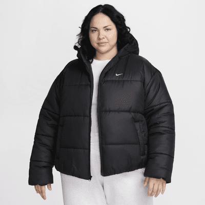 Women's Nike Sportswear Classic Puffer Therma-FIT Loose Hooded Jacket (Plus Size) Product Image