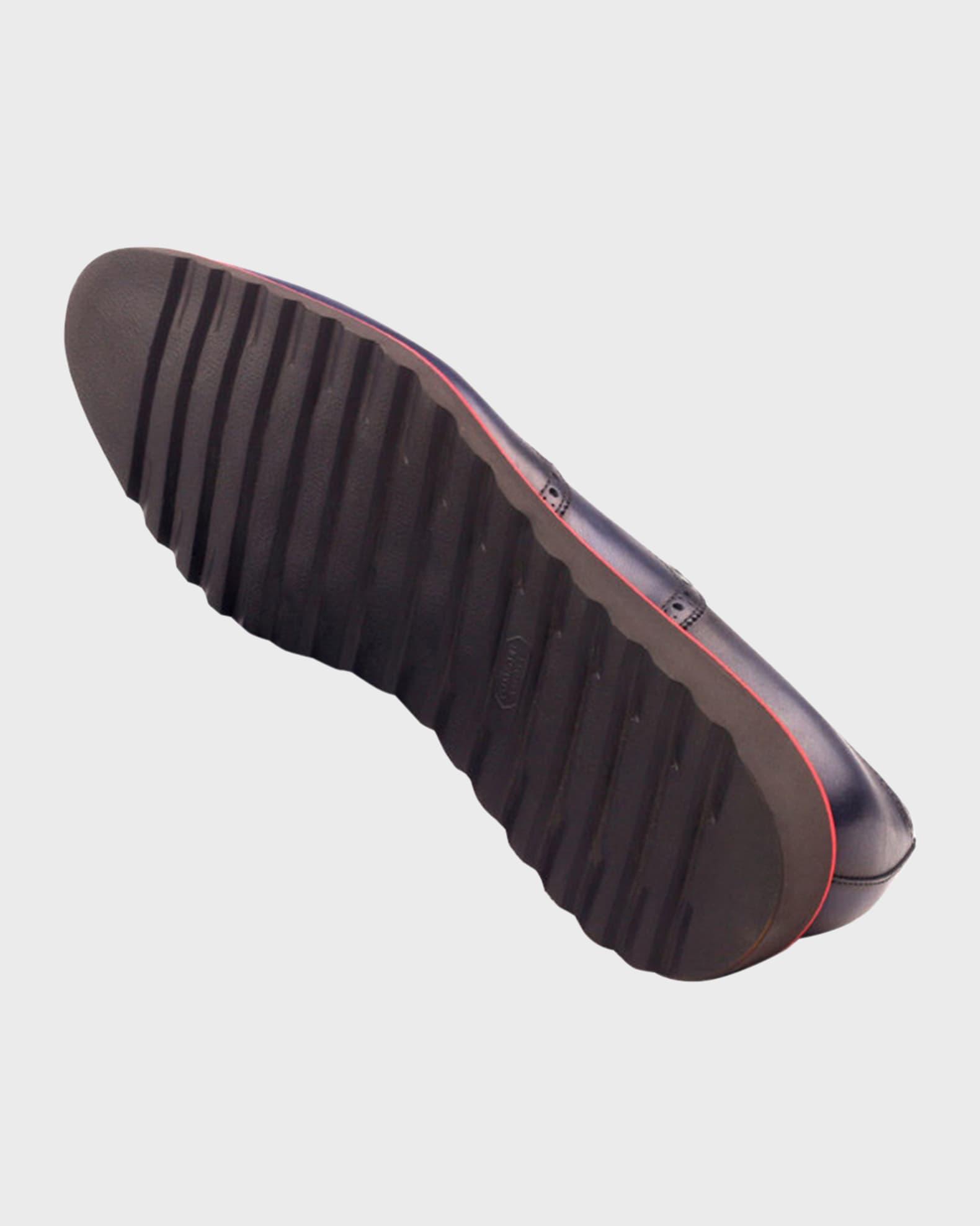 Men's Trax Wing-Tip Leather Platform Oxford Shoes Product Image