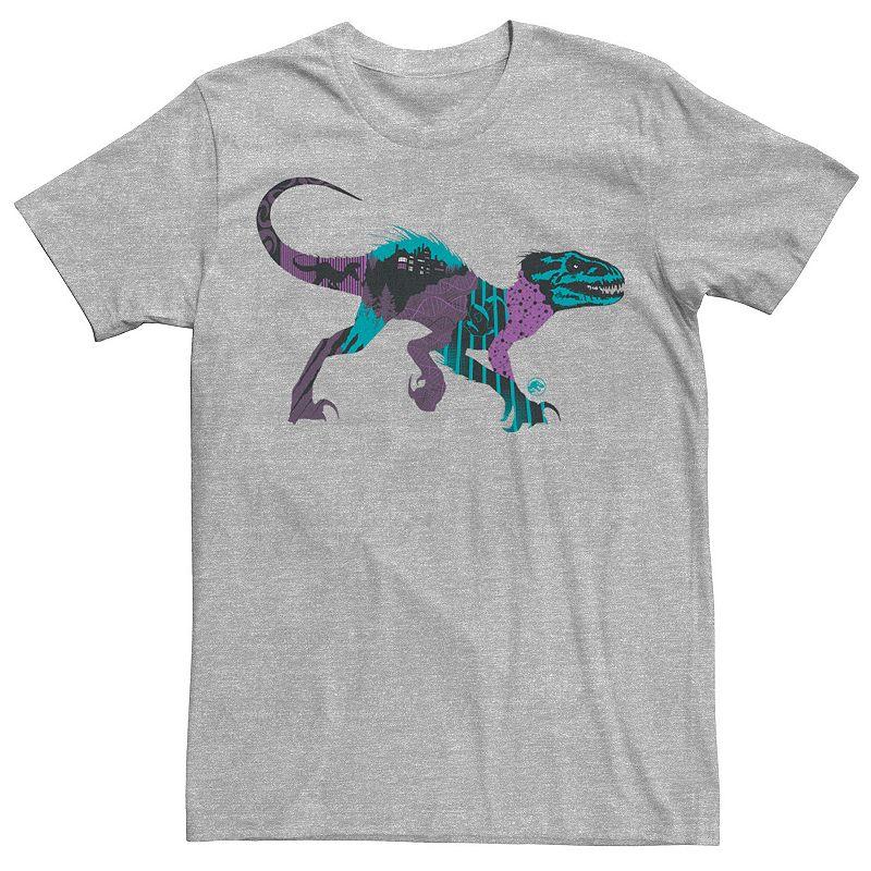 Men's Jurassic World Raptor DNA Scene Fill Tee,  Product Image