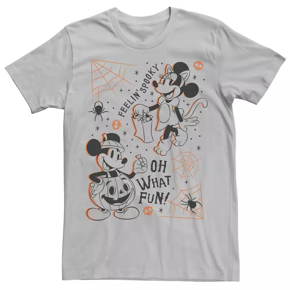 Disney's Mickey Classic Halloween Minnie Mouse Feelin' Spooky Costumes Men's Tee,  Product Image