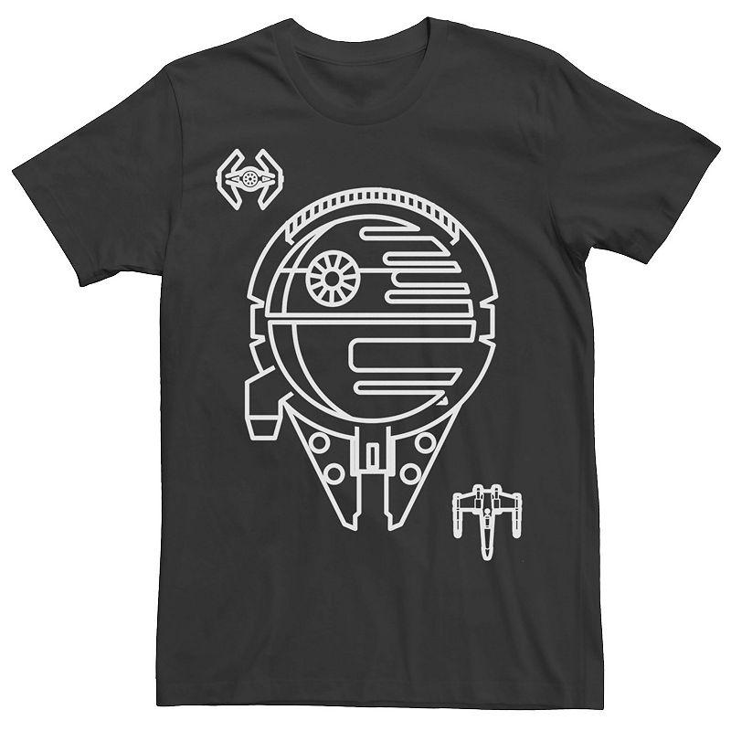 Men's Forest Guitar Reflection Graphic Tee,  Product Image