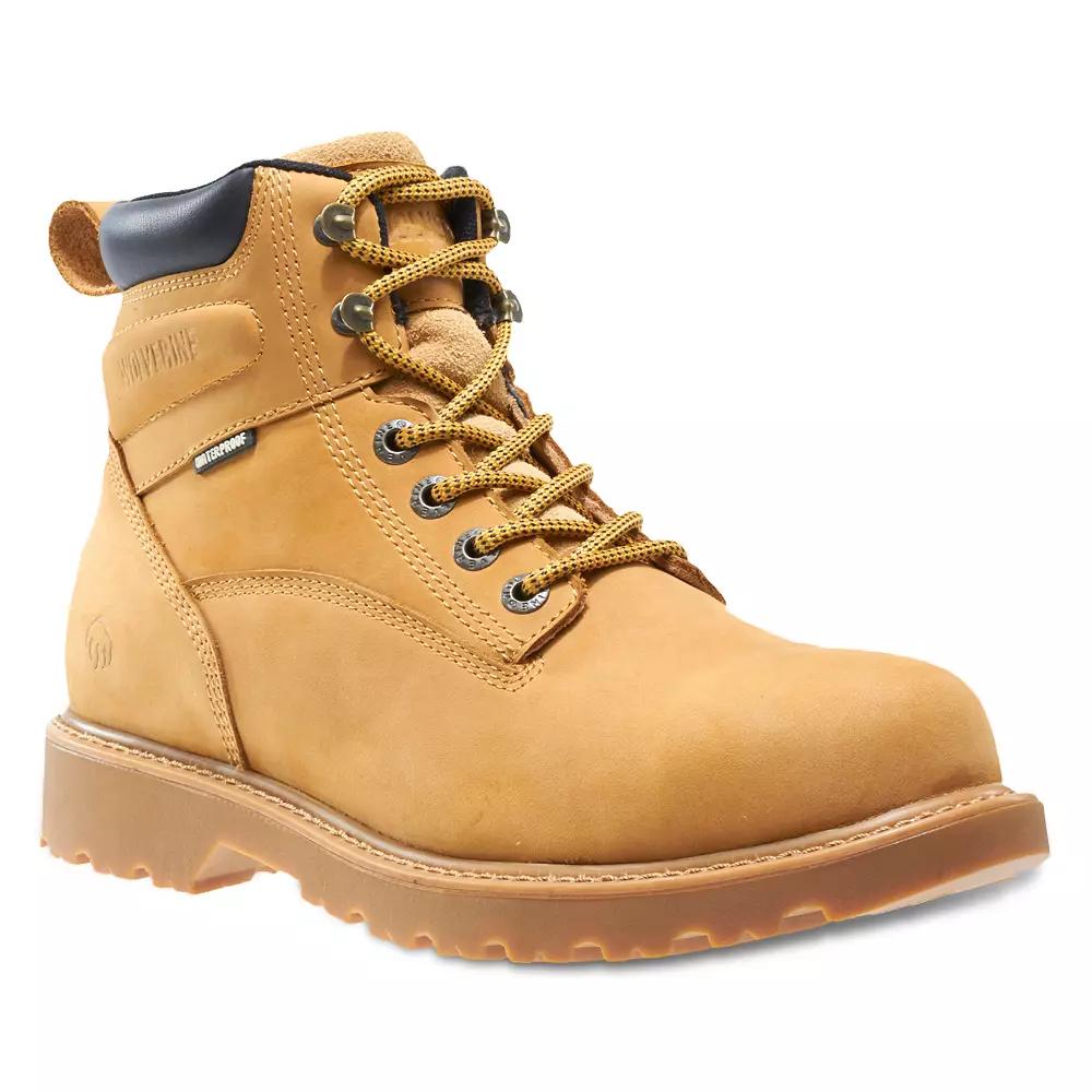 Wolverine Floorhand Men's Steel Toe Waterproof Work Boots, Size: 11, Wheat Product Image
