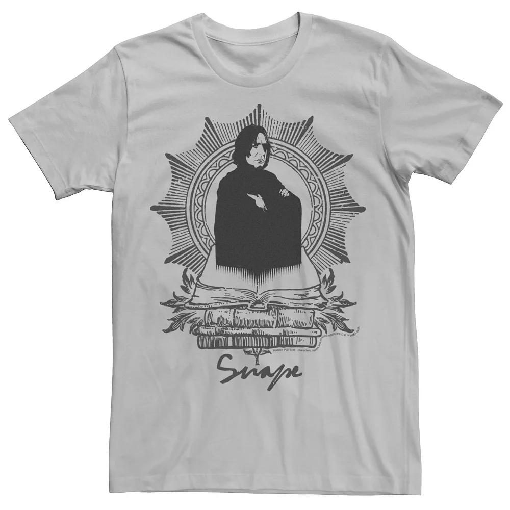 Men's Harry Potter Snape Books Portrait Graphic Tee,  Product Image