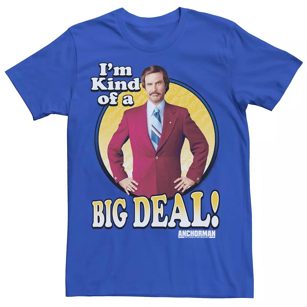 Men's Anchorman Ron Burgundy Kind Of A Big Deal Tee,  Product Image