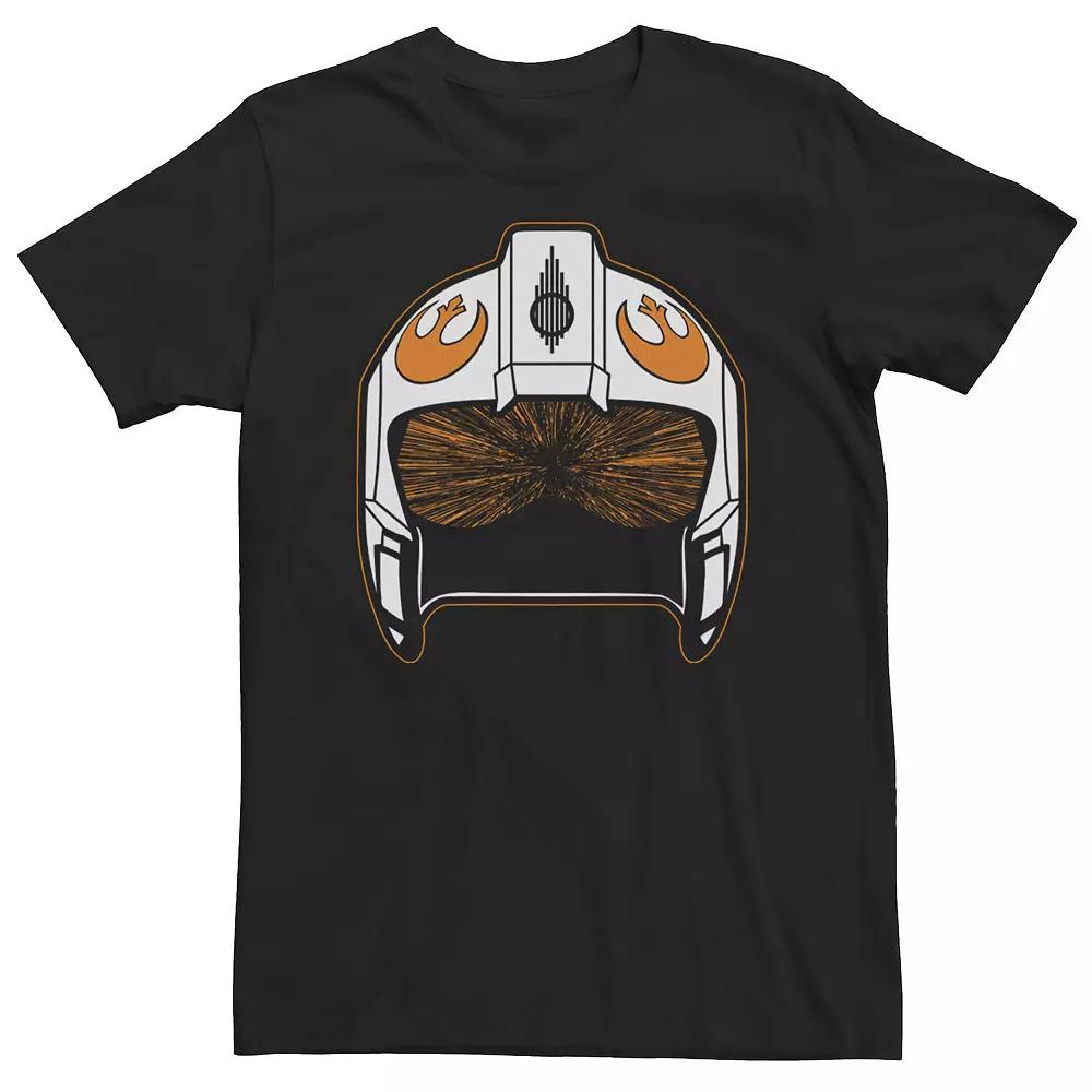 Big & Tall Star Wars The Force Awakens Rebel Helmet Big Face Tee, Men's,  Product Image
