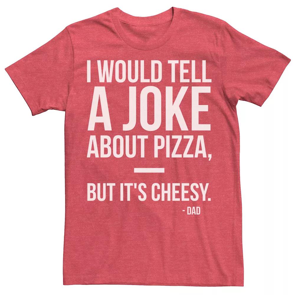 Men's Dad Jokes Pizza Food Humor Father's Day Tee,  Product Image