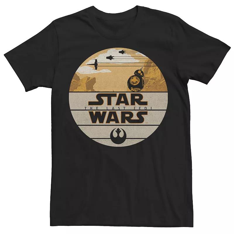 Men's Star Wars Last Jedi BB-8 Retro Desert Roll Badge Tee,  Product Image
