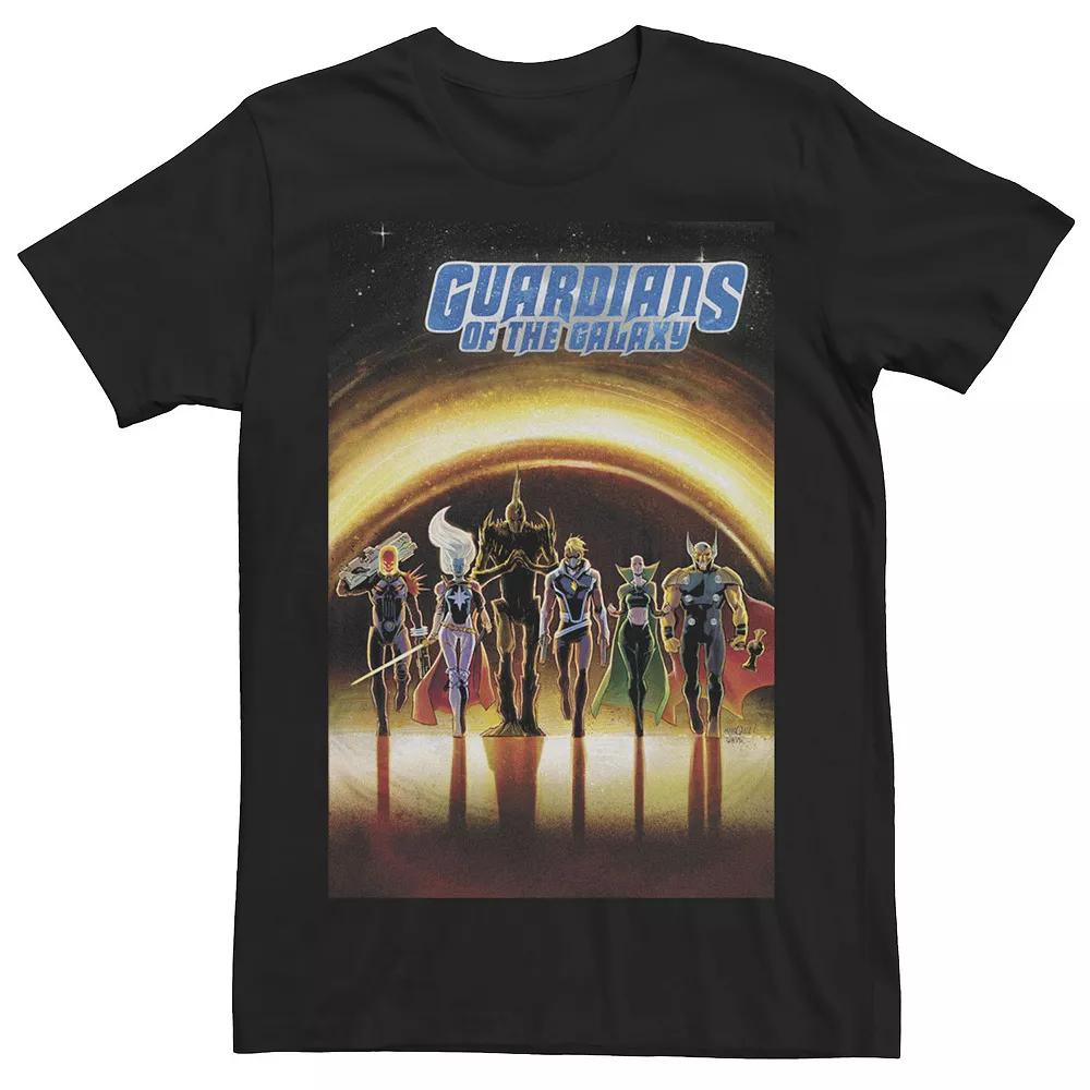 Men's Marvel Guardians of the Galaxy Dark Guardians Comic Cover Tee,  Product Image