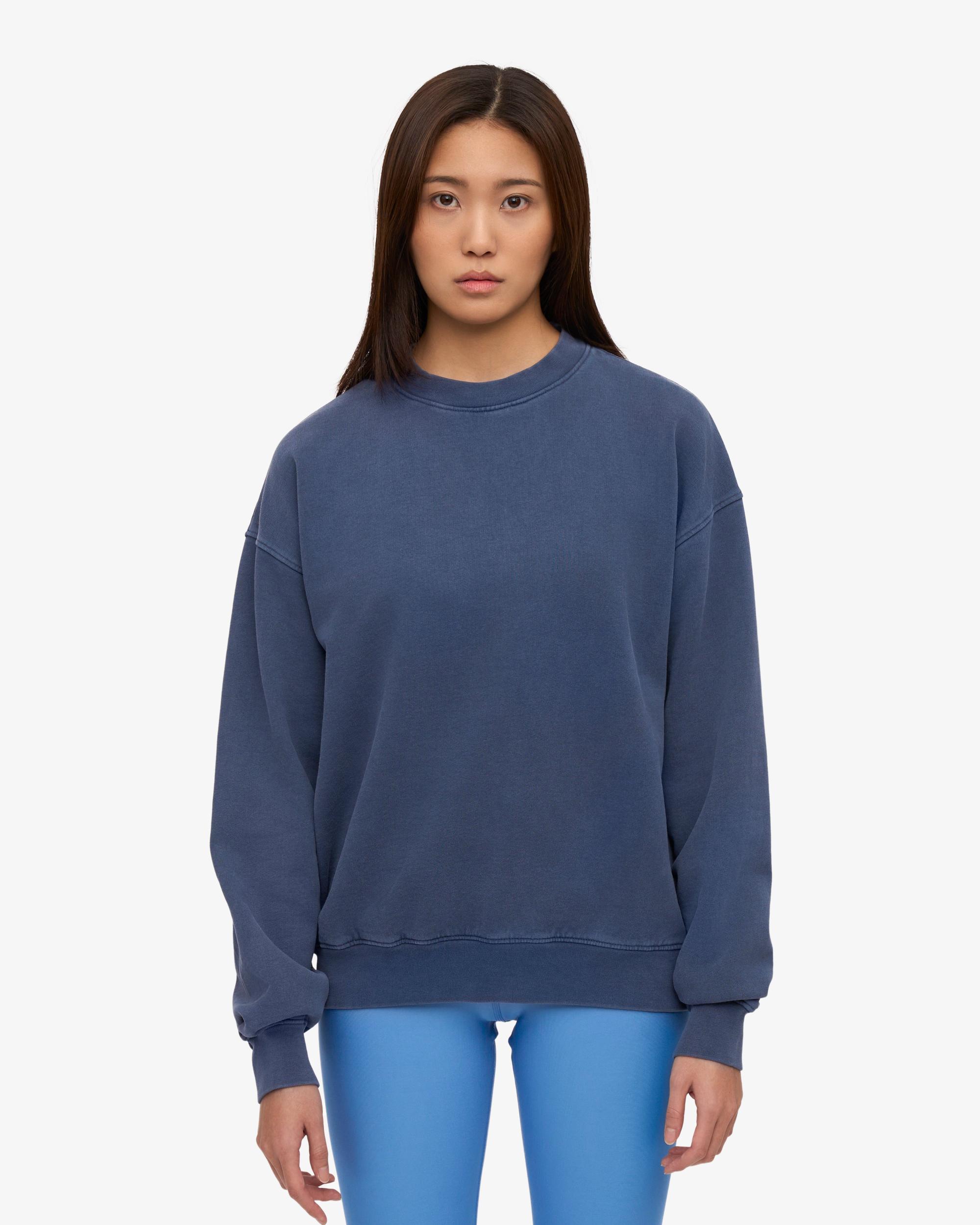 Organic Oversized Crew - Neptune Blue Product Image