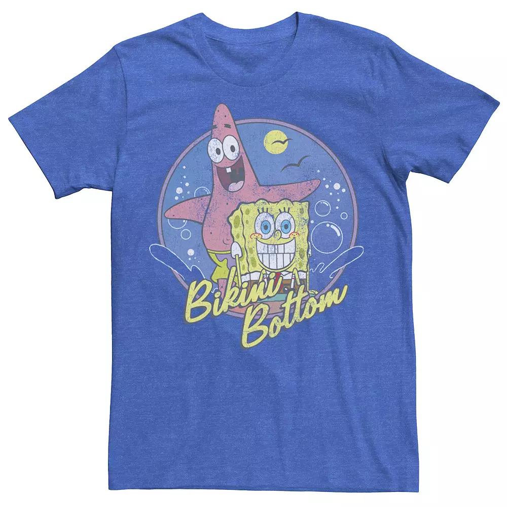 Men's SpongeBob SquarePants And Patrick Bikini Bottom Portrait Tee,  Product Image
