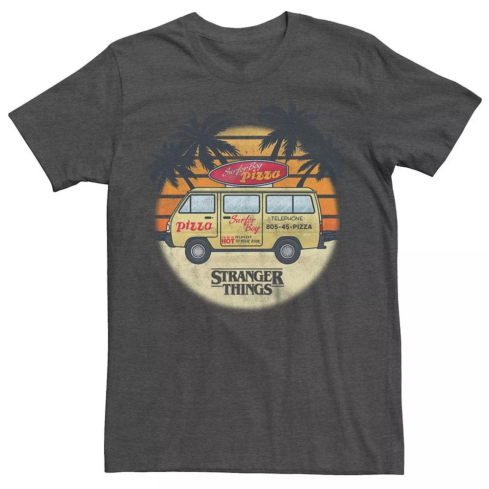 Men's Netflix Stranger Things Surfer Boy Pizza Tee,  Product Image