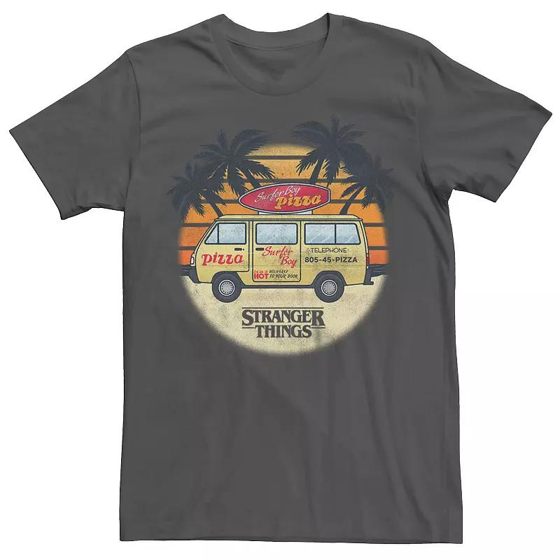 Men's Netflix Stranger Things Surfer Boy Pizza Tee,  Product Image