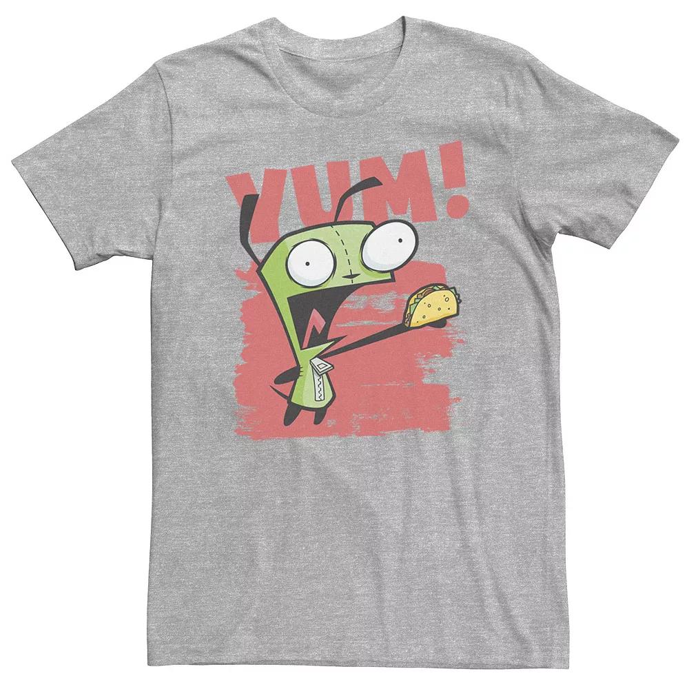 Big & Tall Nickelodeon Invader Zim Gir Screaming Yum! Taco Portrait Tee, Men's,  Product Image