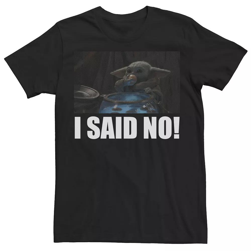 Big & Tall Star Wars: The Mandalorian The Child I Said No R5 Tee, Men's,  Product Image