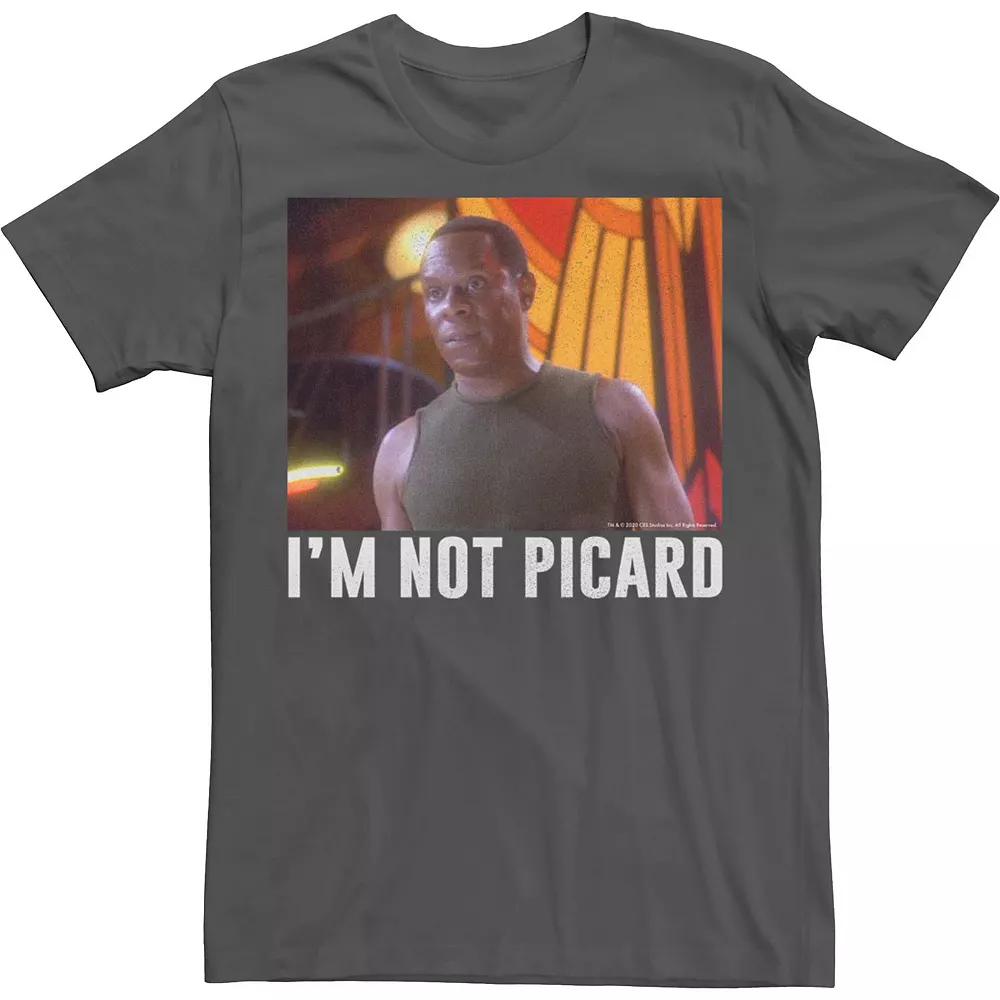 Men's Star Trek: Deep Space Nine Captain Sisko I'm Not Picard Tee,  Product Image