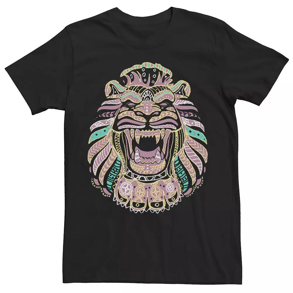 Men's Disney's Aladdin Live Action Lion Cave Line Art Tee,  Product Image
