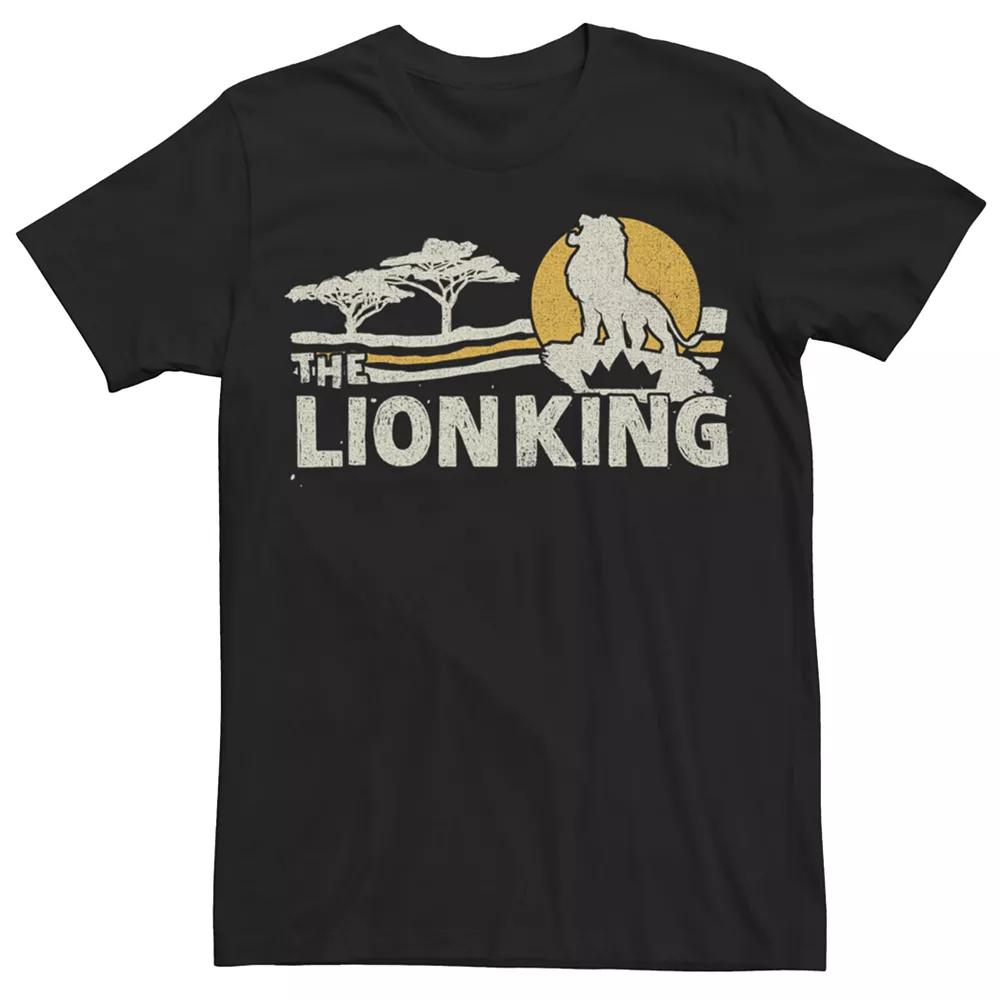 Disney's The Lion King Men's Savannah Sunrise Scene Short-Sleeve Tee,  Product Image