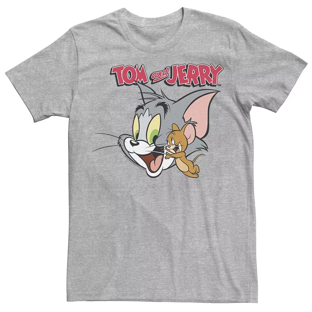 Men's Tom And Jerry Simple Portrait Logo Tee,  Product Image