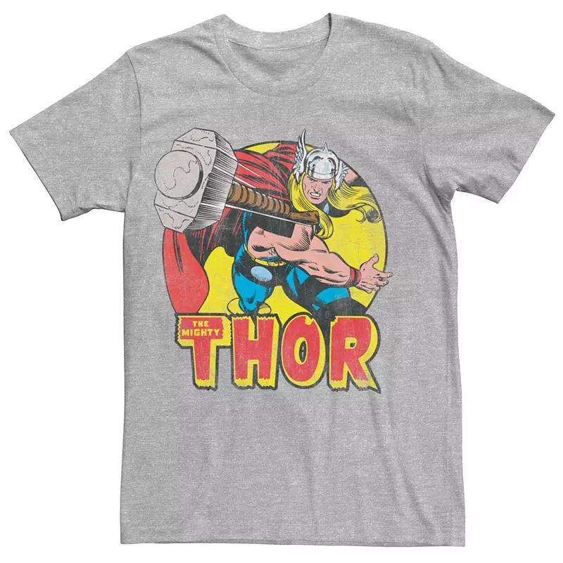 Men's Marvel's The Mighty Thor Retro Hammer Throw Tee,  Product Image
