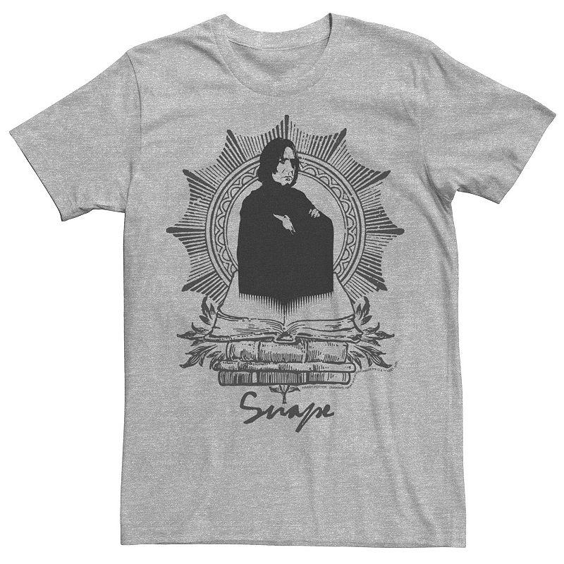 Men's Harry Potter Snape Books Portrait Graphic Tee,  Product Image