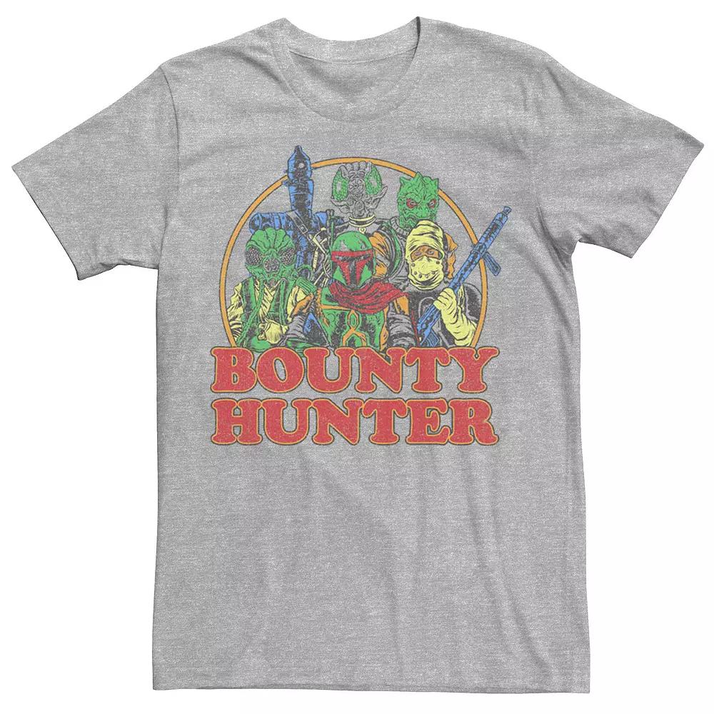 Men's Star Wars Boba Fett Group Shot Bounty Hunter Circle Shot Tee,  Product Image