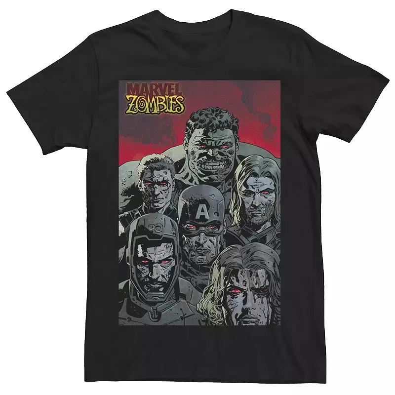 Men's Marvel Zombies Avengers Zombie Group Shot Graphic Tee, Size: XL, Black Product Image