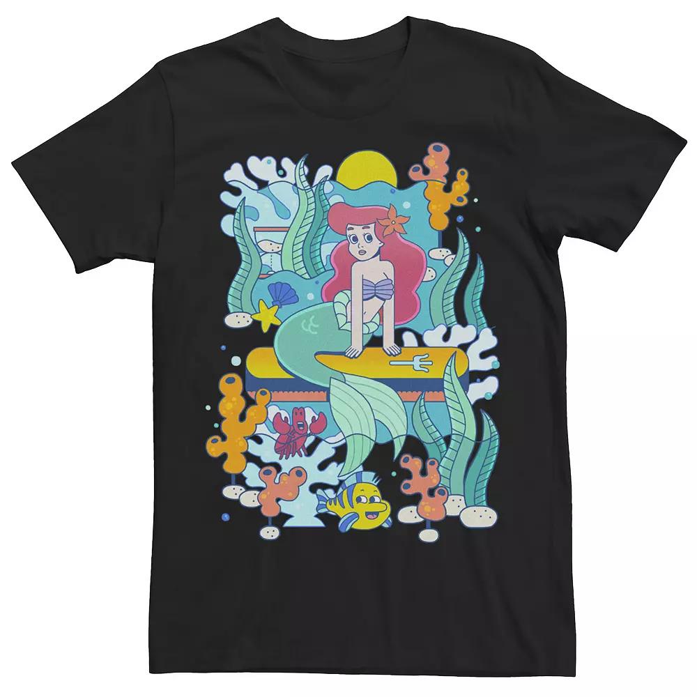 Men's Disney's The Little Mermaid Artsy Portrait Poster Tee,  Product Image