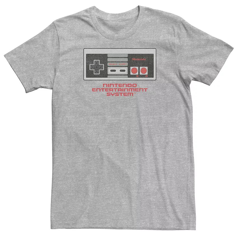 Big & Tall Nintendo NES Controller Entertainment System Tee, Men's,  Product Image