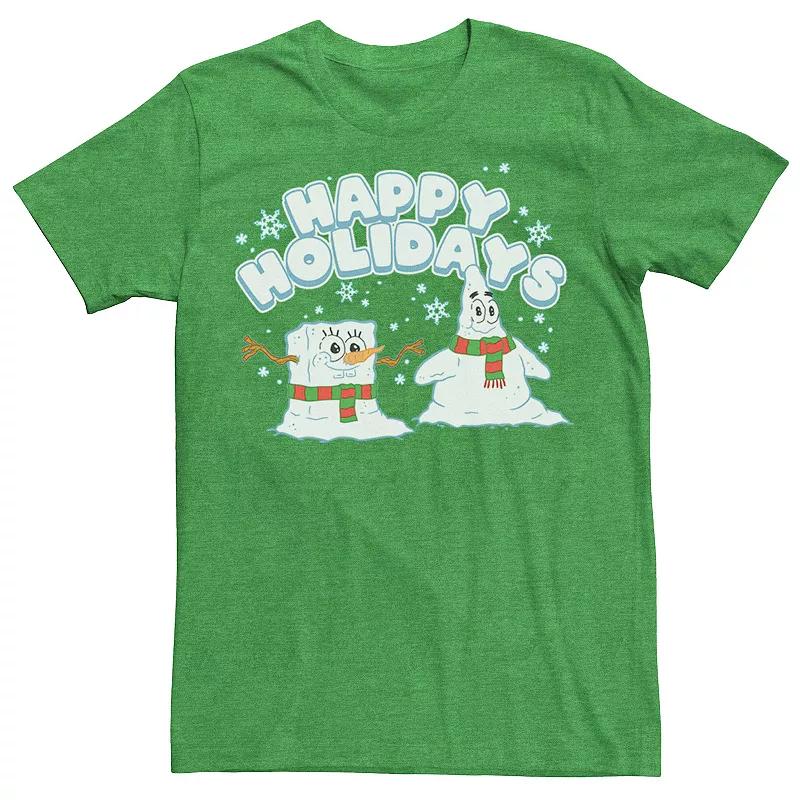 Men's Spongebob Squarepants Patrick Snowmen Tee,  Product Image
