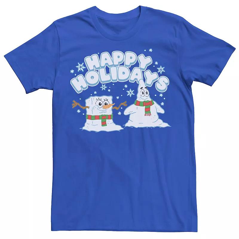 Men's Spongebob Squarepants Patrick Snowmen Tee,  Product Image