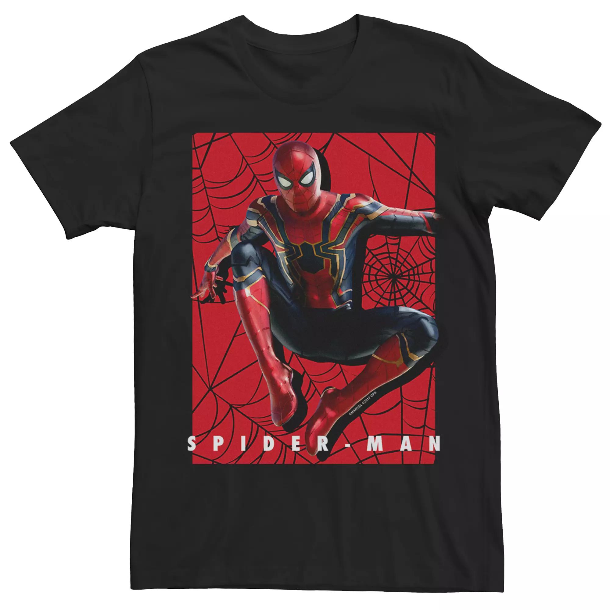 Men's Avengers Infinity War Iron Spider-Man Web Slinger Tee,  Product Image
