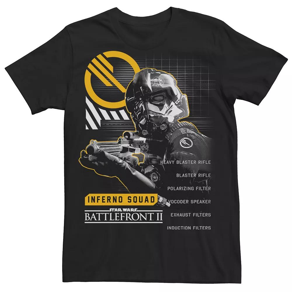 Men's Star Wars Battlefront II Trooper Cutout Tee, Size: Large, Black Product Image