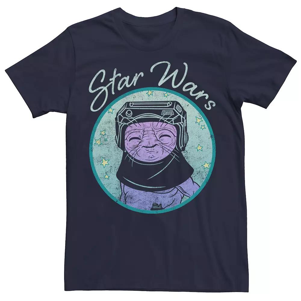 Men's Star Wars: The Rise Of Skywalker Babu Frik Pastel Stars Tee,  Product Image