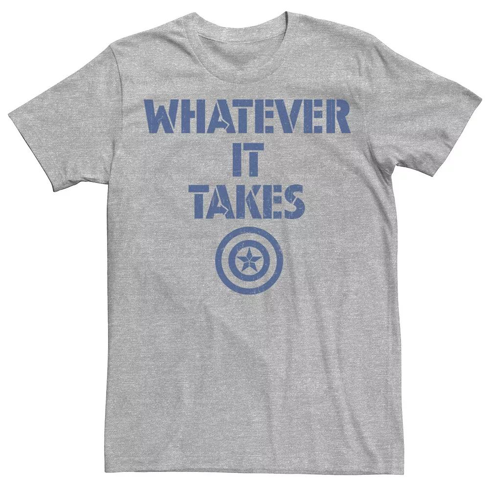 Men's Marvel Avengers Endgame Whatever It Takes Captain America Logo Graphic Tee,  Product Image