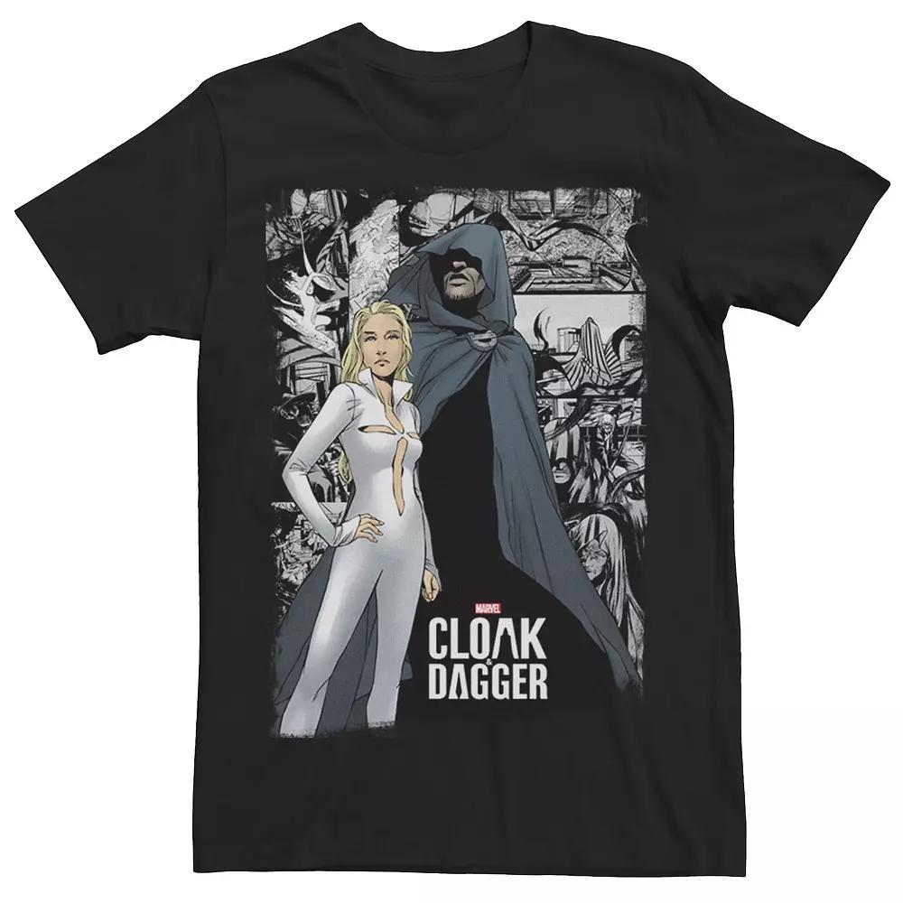 Men's Marvel Cloak & Dagger Comic Panel Tee,  Product Image