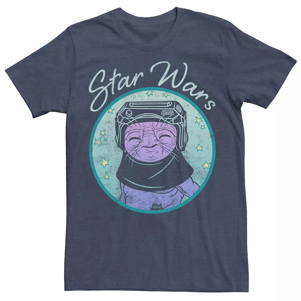 Men's Star Wars: The Rise Of Skywalker Babu Frik Pastel Stars Tee,  Product Image