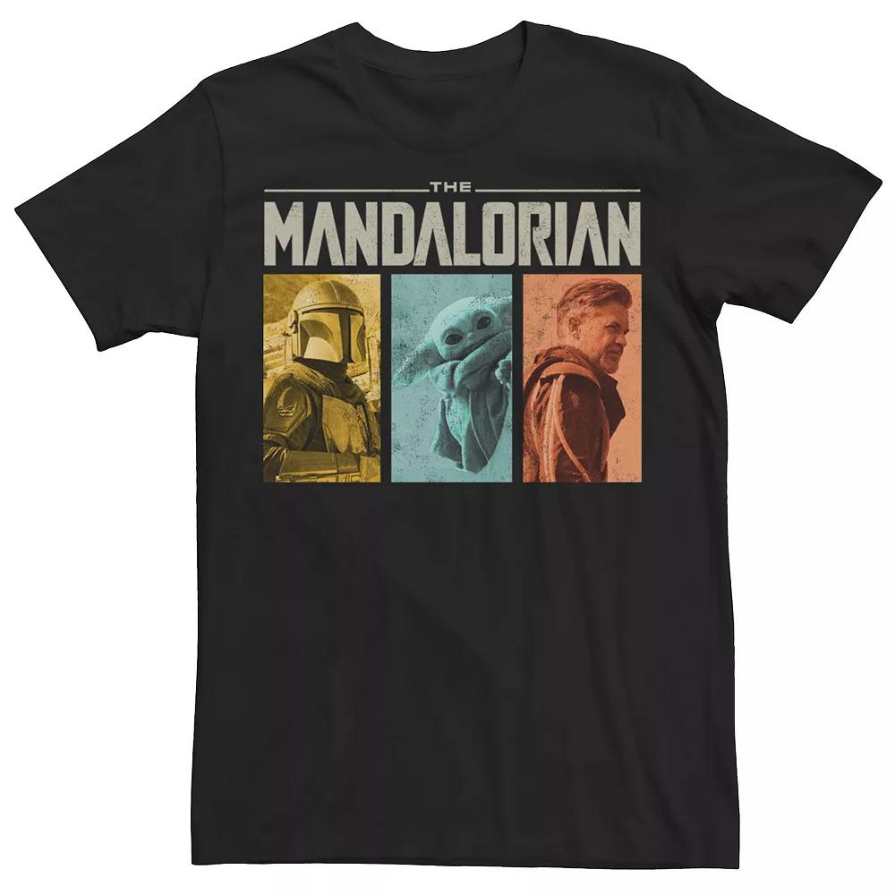 Big & Tall Star Wars: The Mandalorian Season 2 Character Color Pop Tee, Men's,  Product Image
