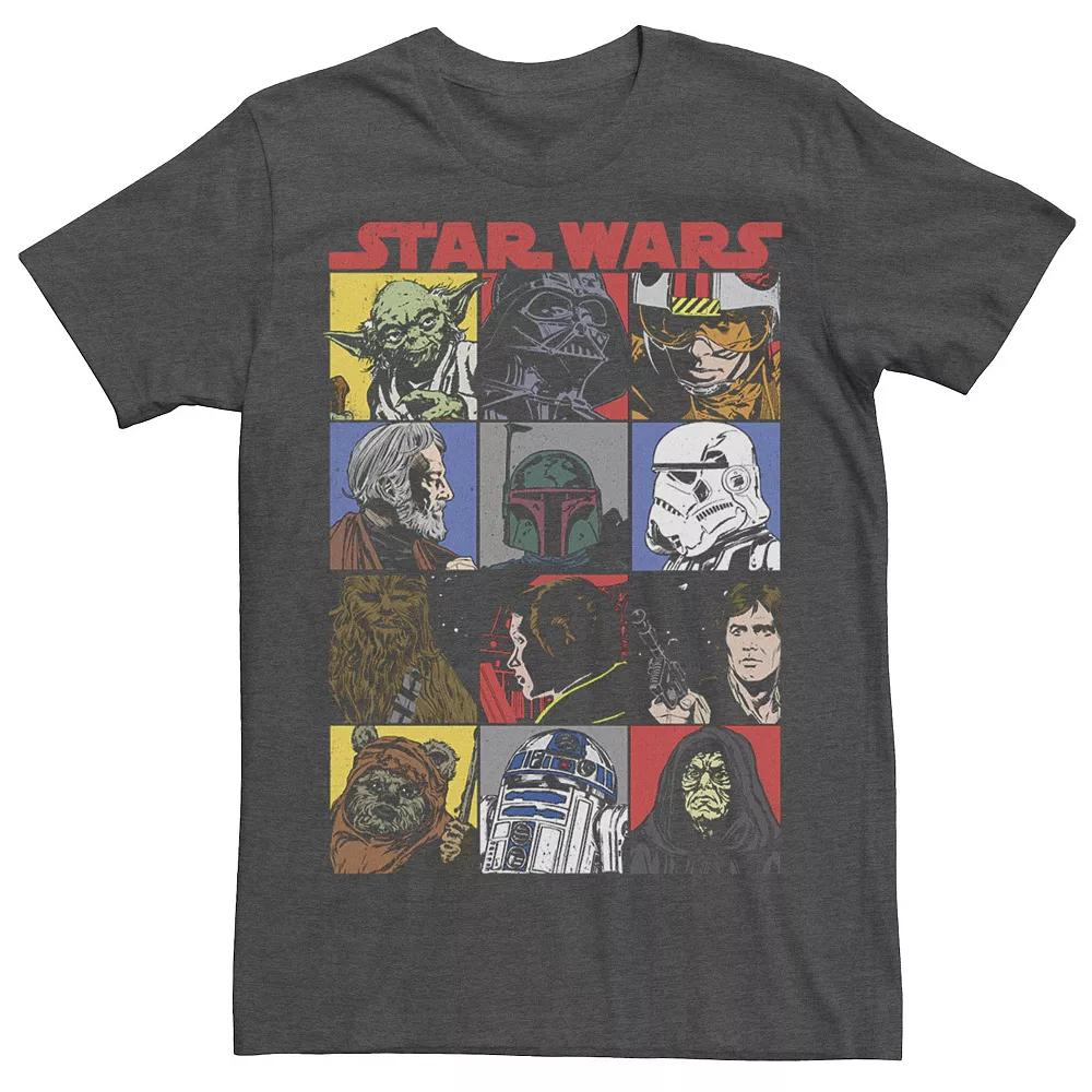 Men's Star Wars Comic Strip Cartoon Group Tee,  Product Image