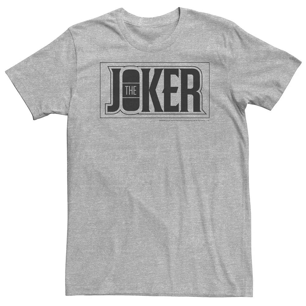 Big & Tall DC Comics The Joker Bold Text Poster Tee, Men's,  Product Image