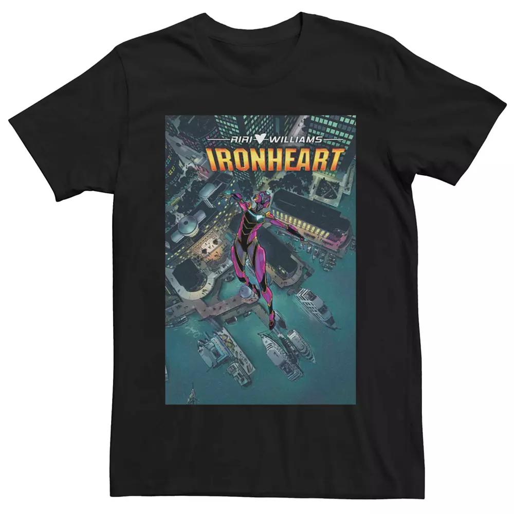 Men's Marvel Iron Heart Comic Tee,  Product Image