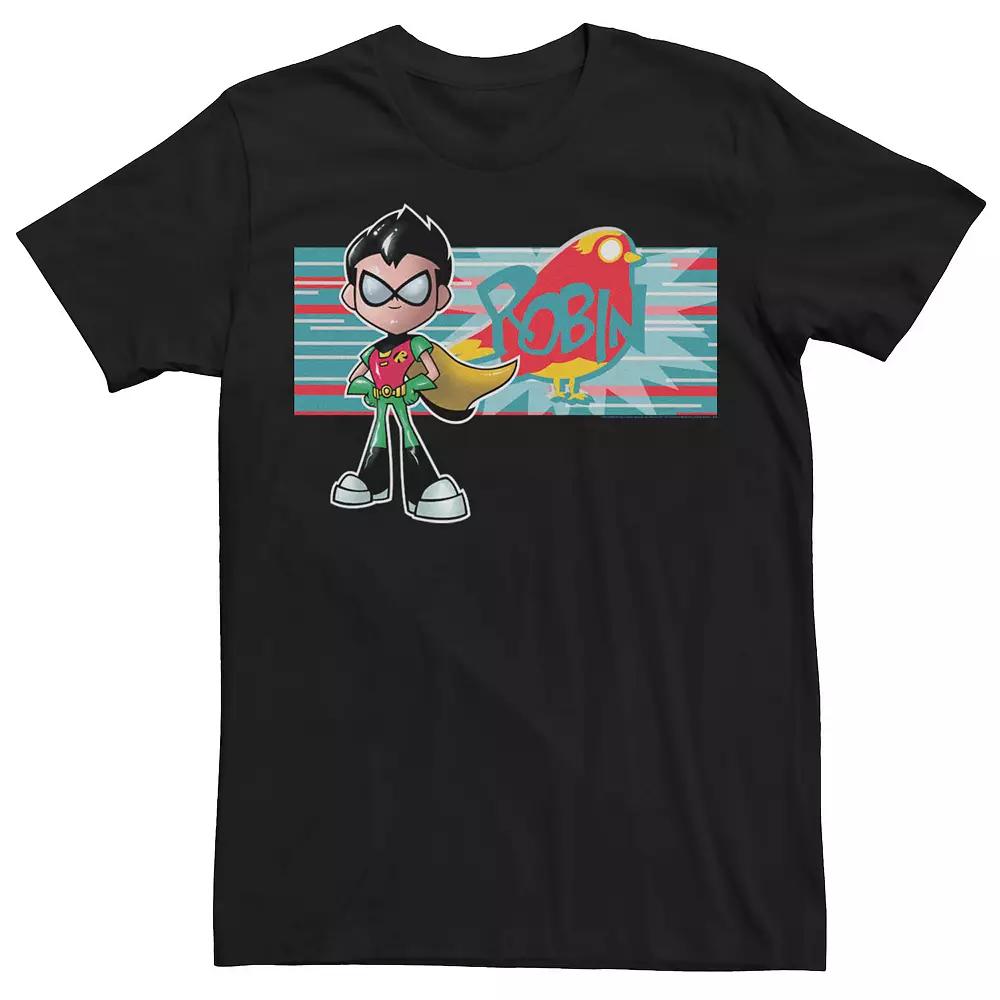 Men's DC Comics Teen Titans Go! Robin Character Panel Tee,  Product Image