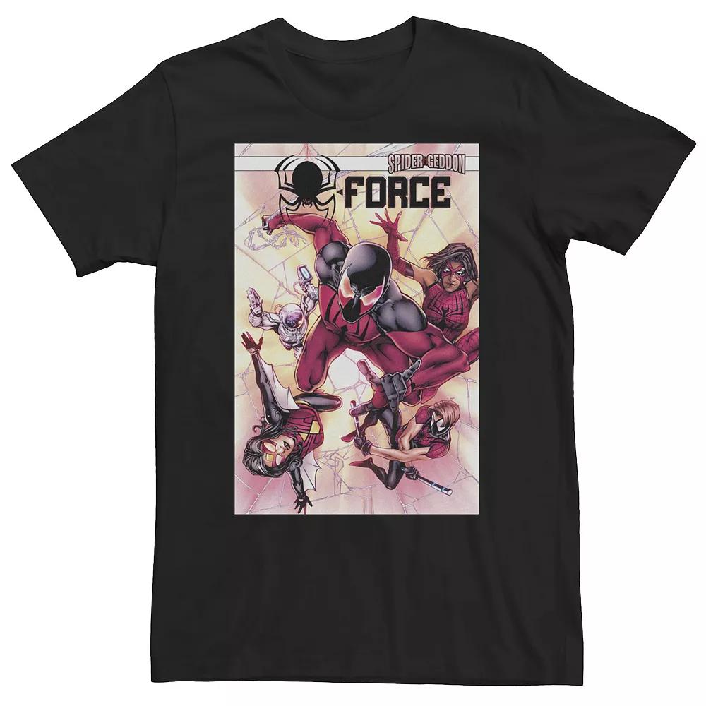 Big & Tall Marvel Spider Force Spider Geddon Comic Cover Tee, Men's,  Product Image